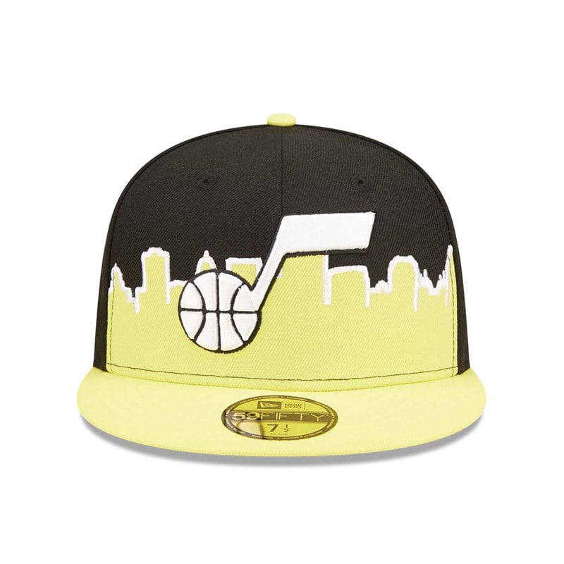 59fifty New Era Utar Jazz NBA Tip Off 2022 Fitted Gorras Negros | HM2897156