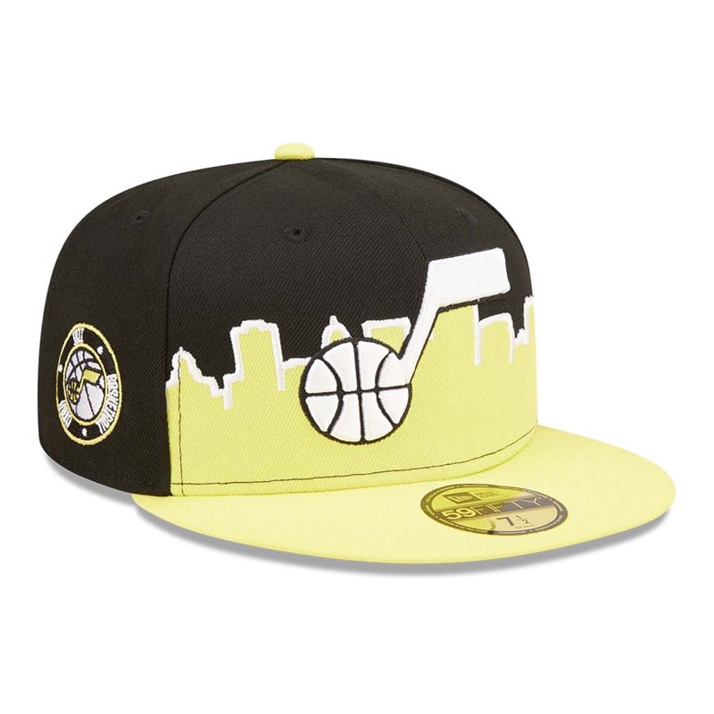 59fifty New Era Utar Jazz NBA Tip Off 2022 Fitted Gorras Negros | HM2897156