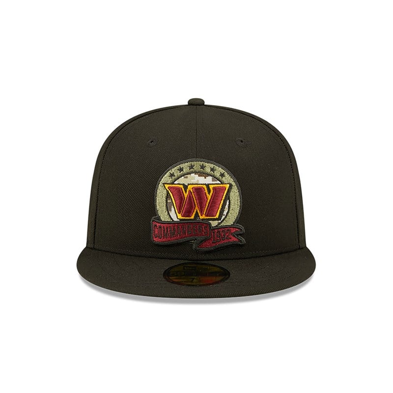 59fifty New Era Washington Commanders NFL Salute To Service Fitted Gorras Negros | SF9265817