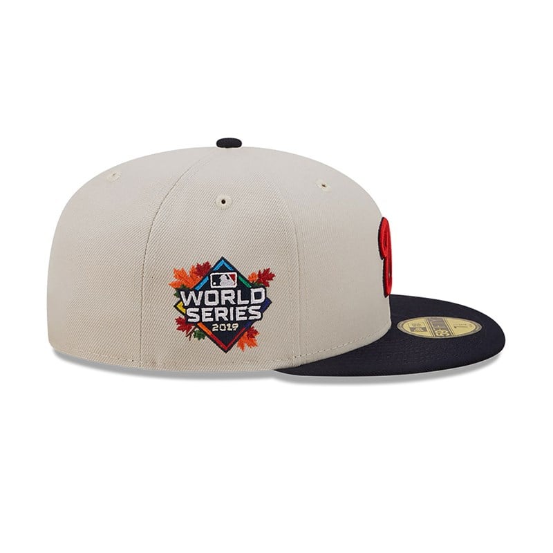 59fifty New Era Washington Fall Classic Fitted Gorras Blancos | SN0389214