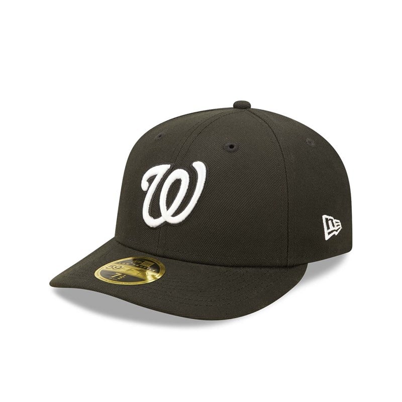 59fifty New Era Washington Nation Low Profile Gorras Negros | VU5068172