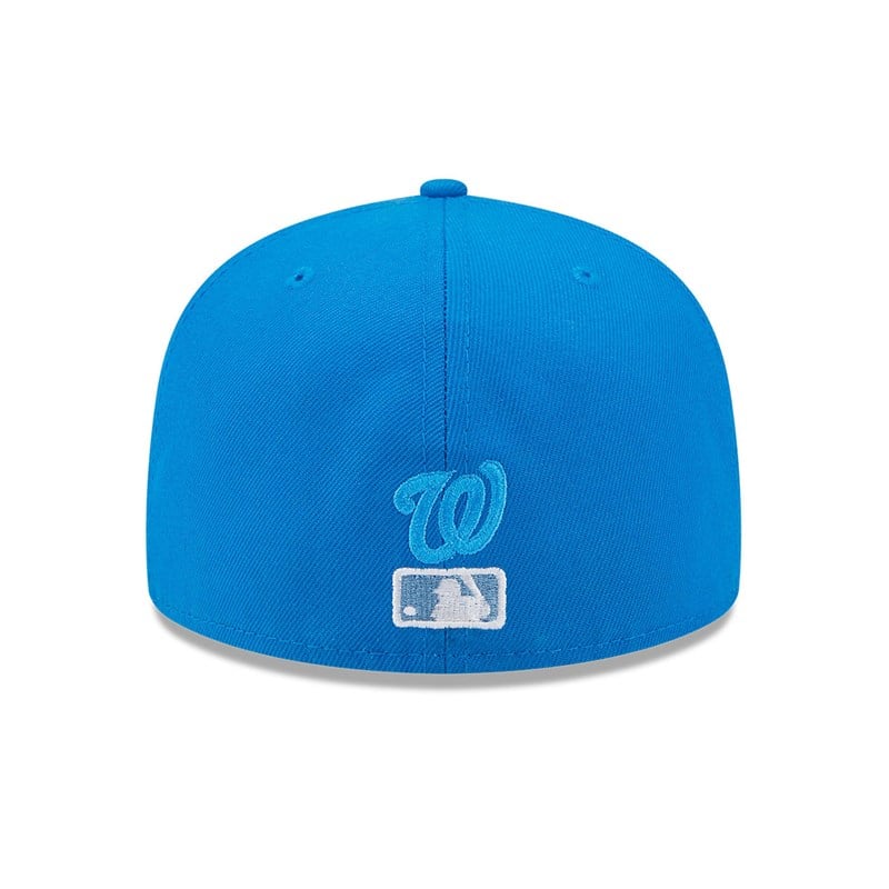 59fifty New Era Washington Nationals Day Fitted Gorras Azules | OD3951802