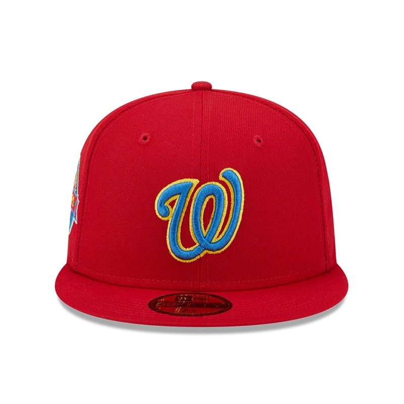 59fifty New Era Washington Nationals State Tartan Fitted Gorras Rojos | QL7280193