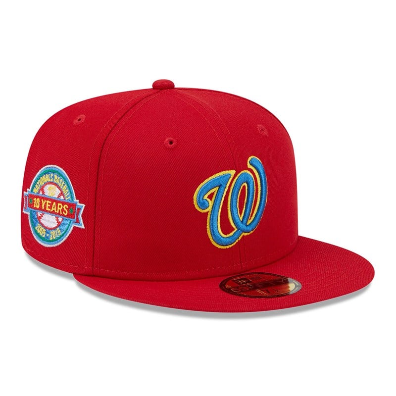 59fifty New Era Washington Nationals State Tartan Fitted Gorras Rojos | QL7280193