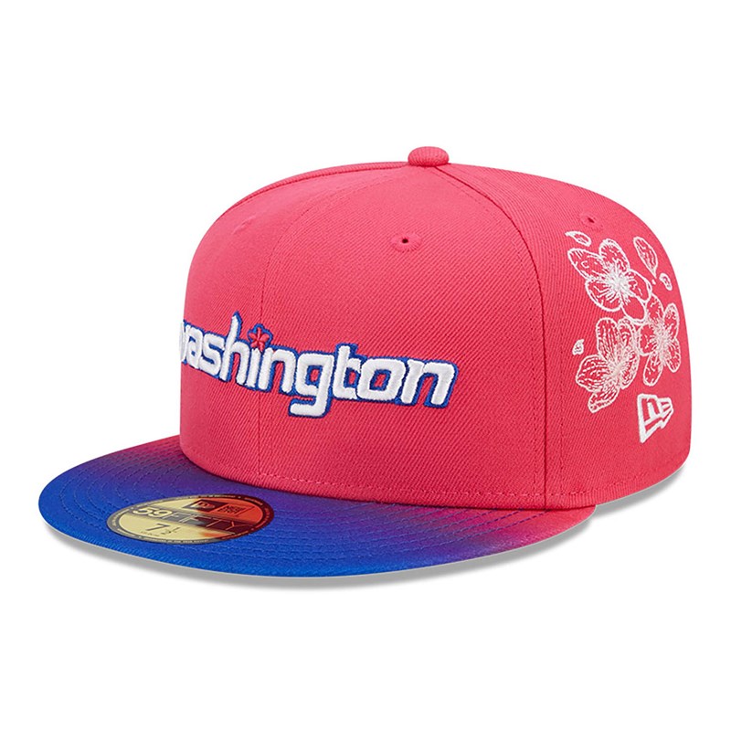 59fifty New Era Washington Wizards Authentics City Edition Fitted Gorras Rosas | TR8406571