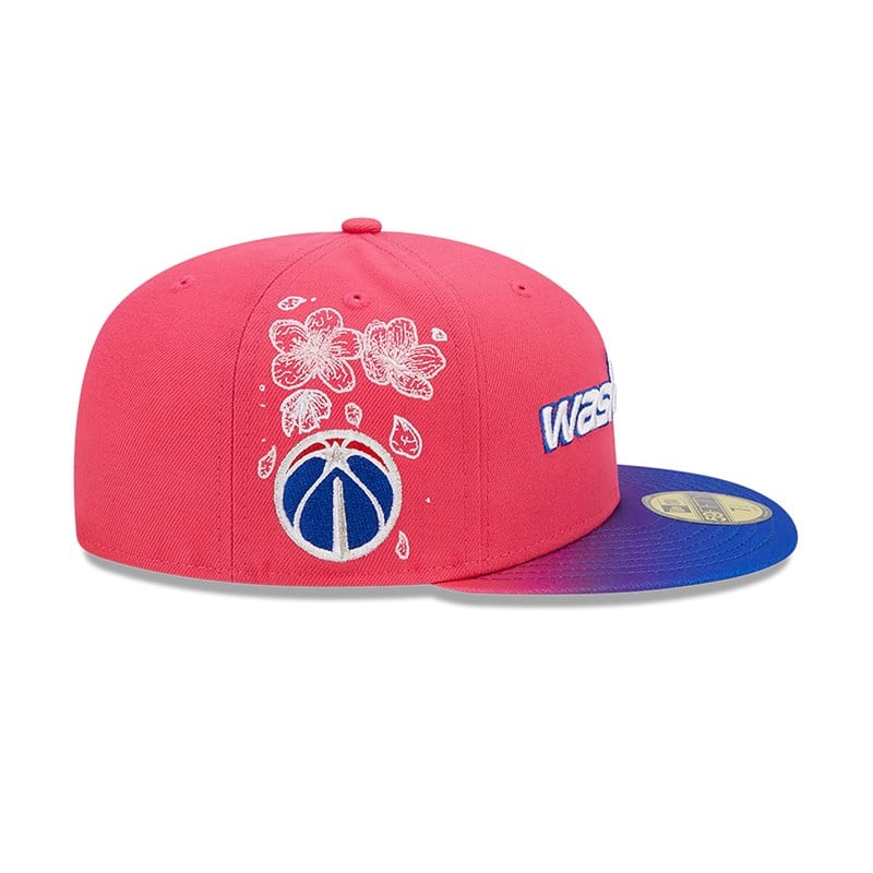 59fifty New Era Washington Wizards Authentics City Edition Fitted Gorras Rosas | TR8406571