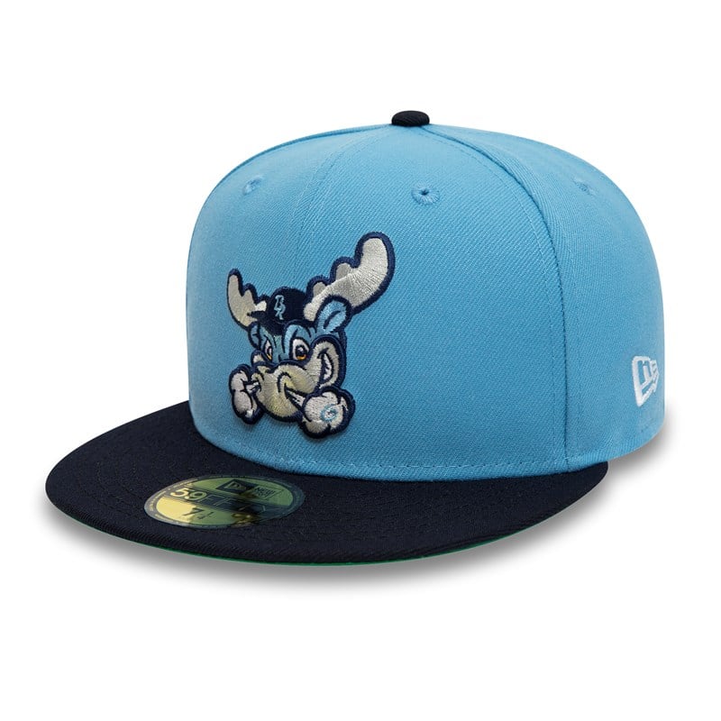 59fifty New Era Wilmington Rocks Milb Fitted Gorras Azules | KQ1306724