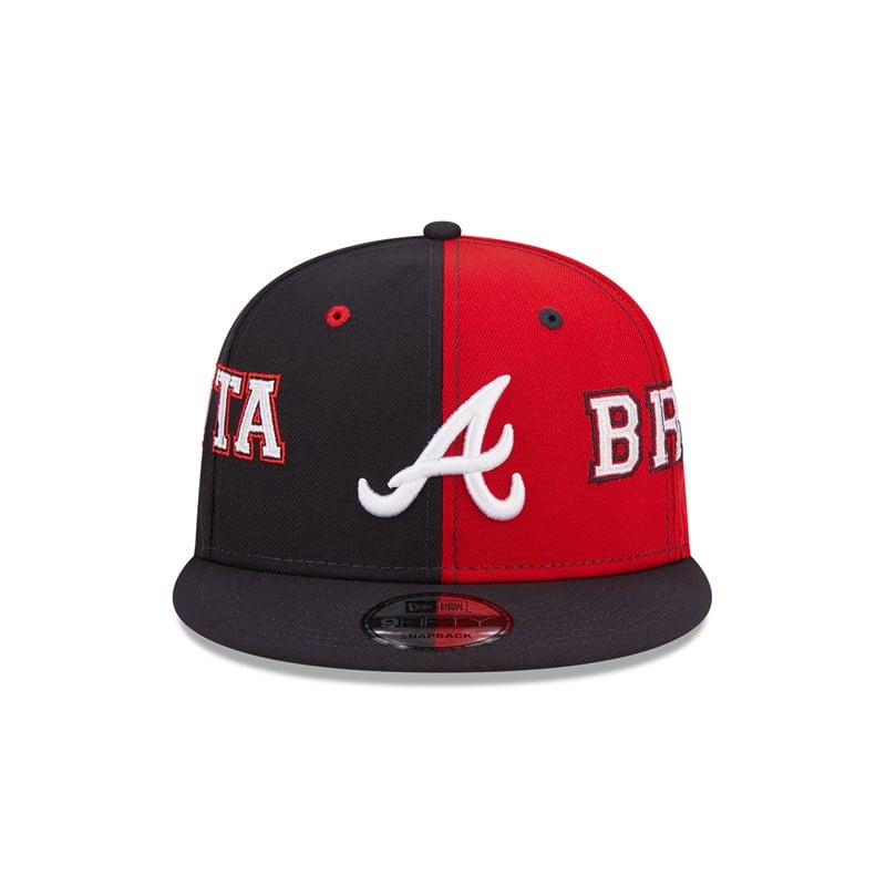 9fifty New Era Atlanta Braves Teamsplit Gorras Azules | AQ2610985