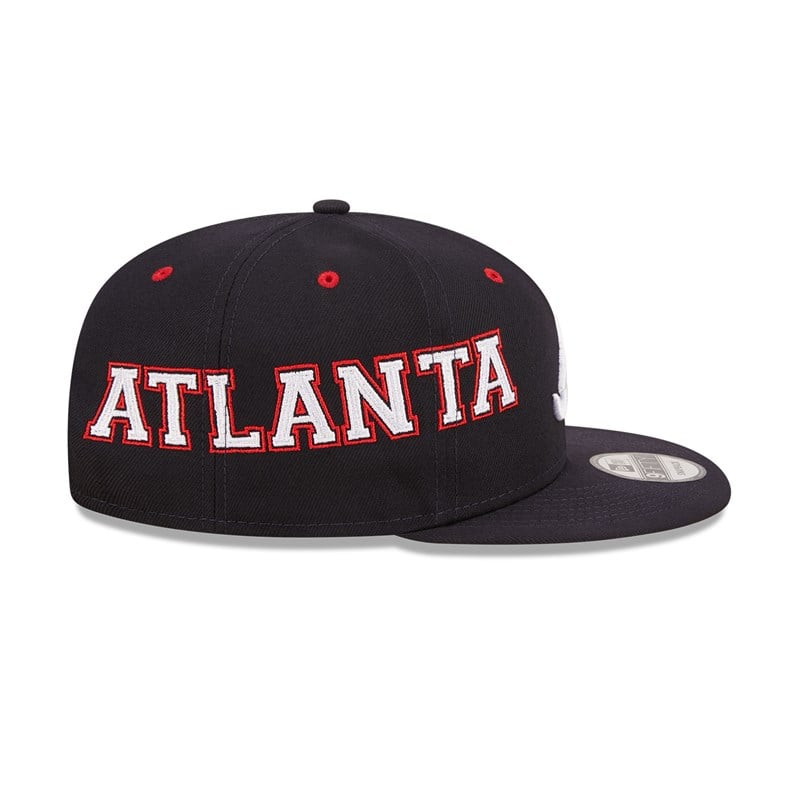 9fifty New Era Atlanta Braves Teamsplit Gorras Azules | AQ2610985