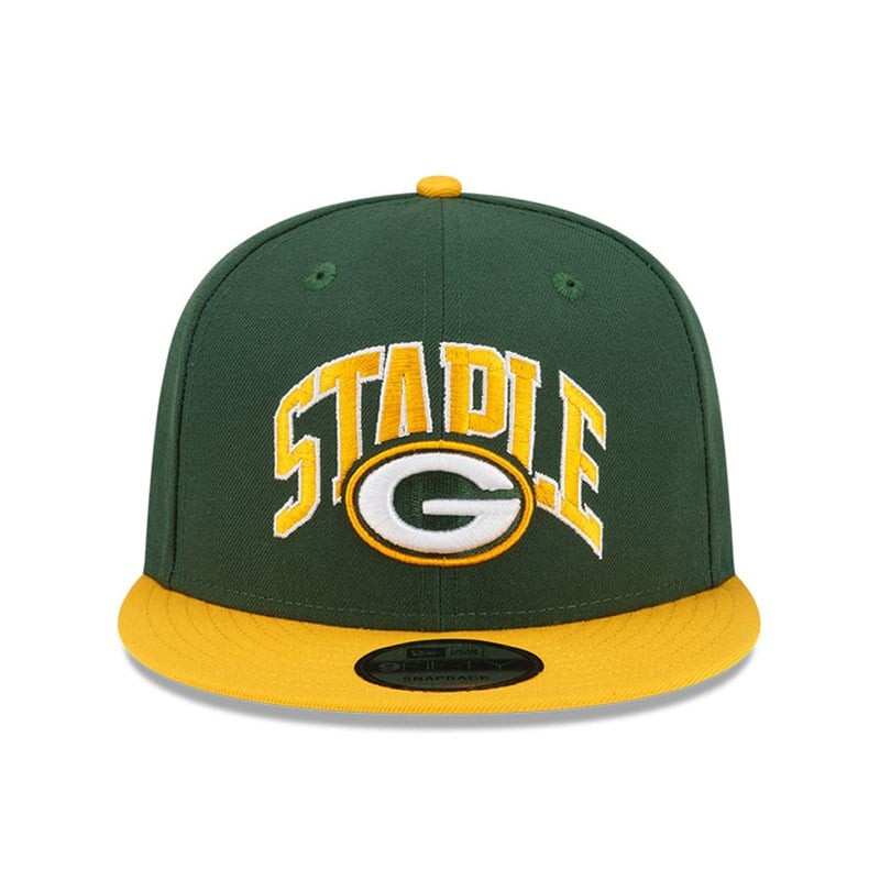 9fifty New Era Bay Packers X Staple Gorras Verdes | ID3940278