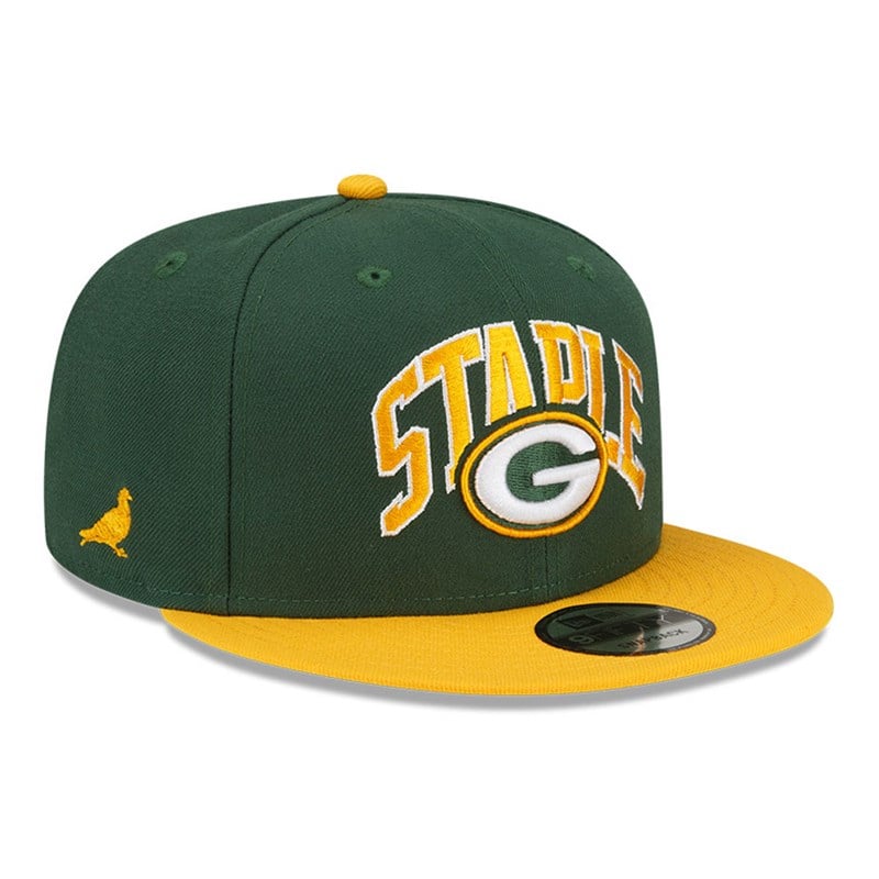 9fifty New Era Bay Packers X Staple Gorras Verdes | ID3940278