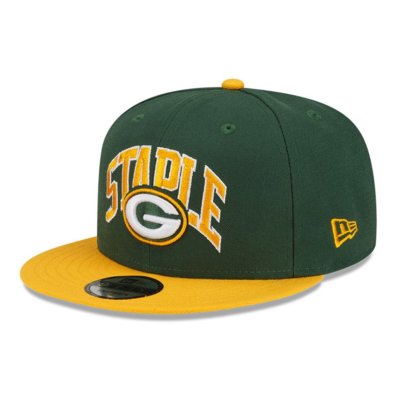 9fifty New Era Bay Packers X Staple Gorras Verdes | ID3940278