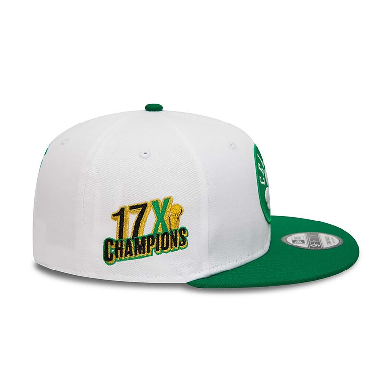 9fifty New Era Boston Celtics Crown Patches Gorras Blancos | AP6419872