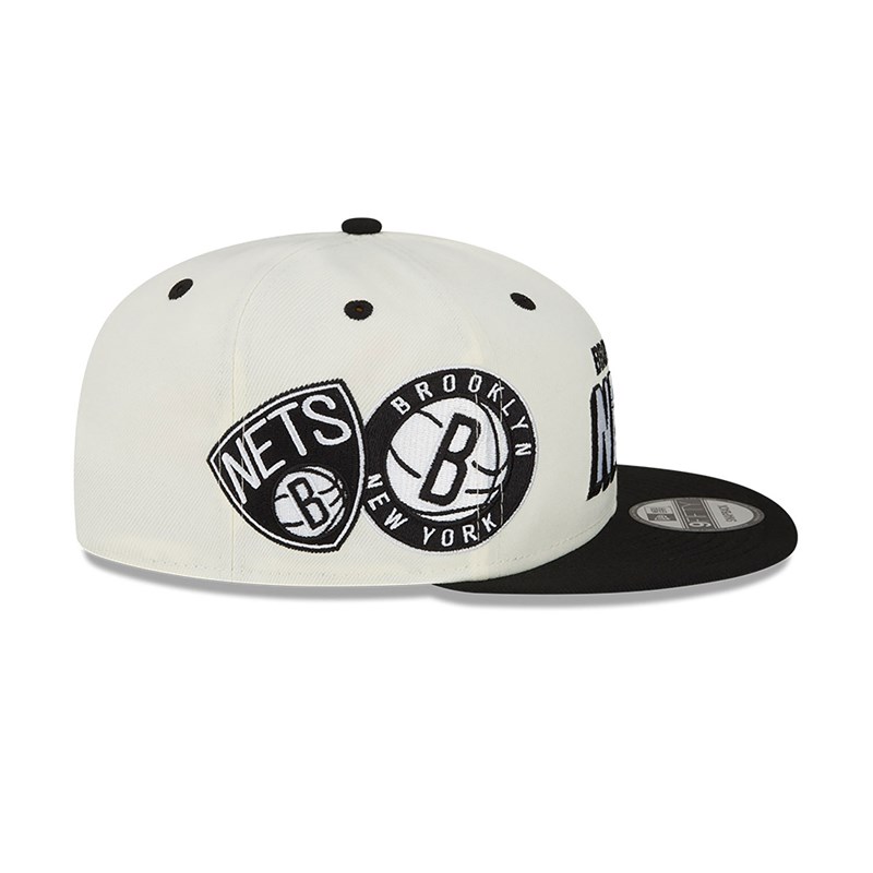 9fifty New Era Brooklyn Nets Awake Gorras Blancos | MX1269735