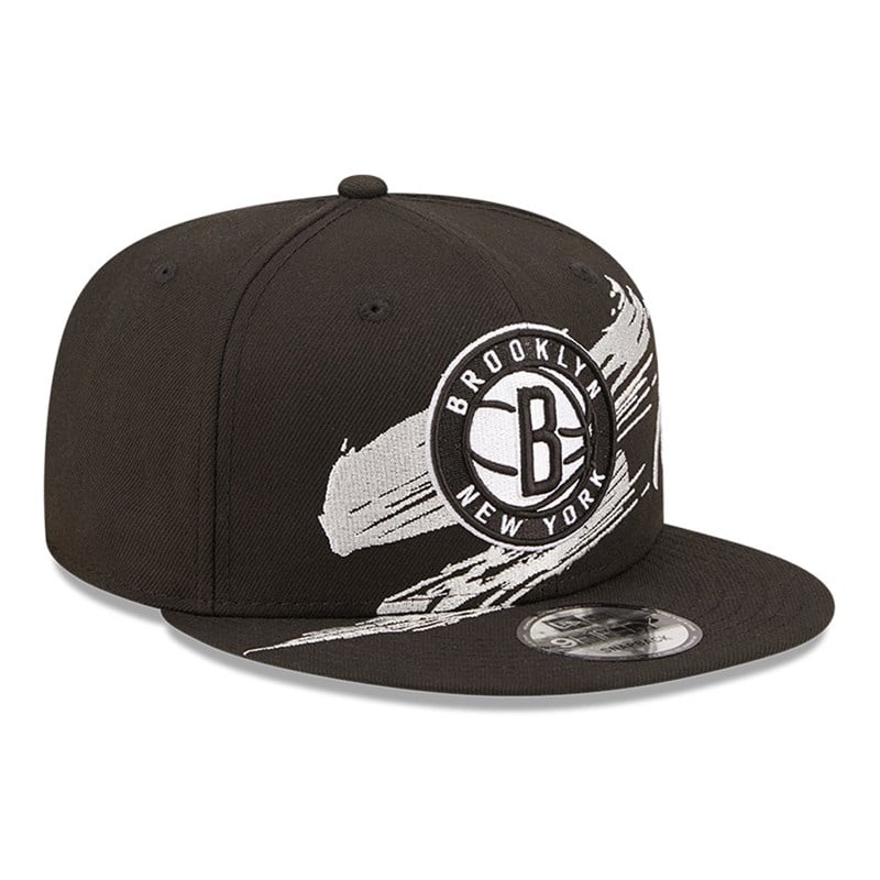 9fifty New Era Brooklyn Nets NBA Sweep Gorras Negros | ZP7142983