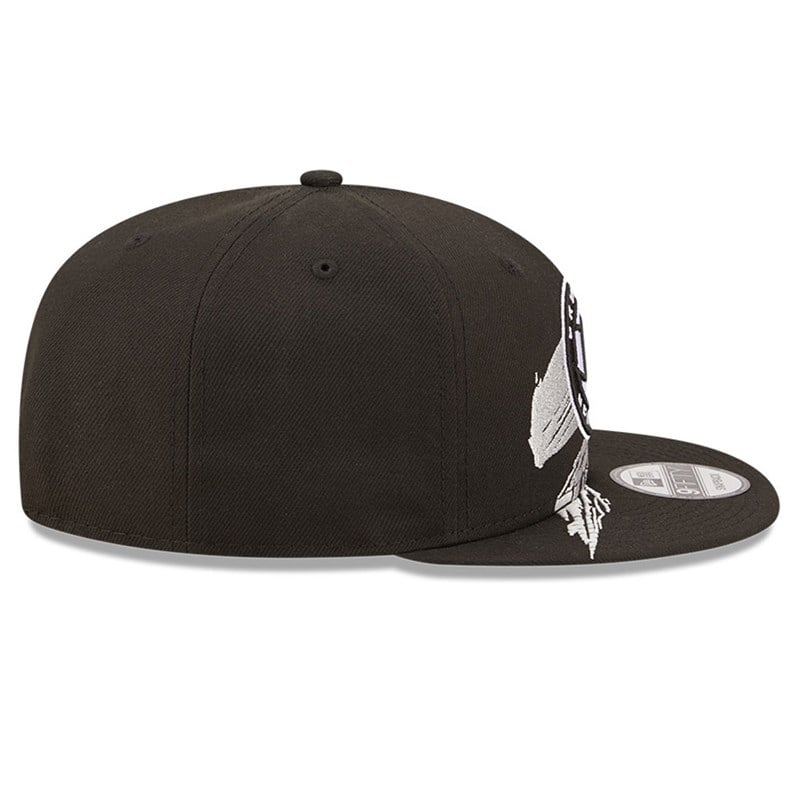 9fifty New Era Brooklyn Nets NBA Sweep Gorras Negros | ZP7142983