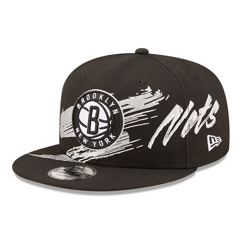 9fifty New Era Brooklyn Nets NBA Sweep Gorras Negros | ZP7142983