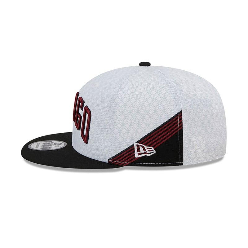 9fifty New Era Chicago Bulls Authentics City Edition Gorras Blancos | WG6952703