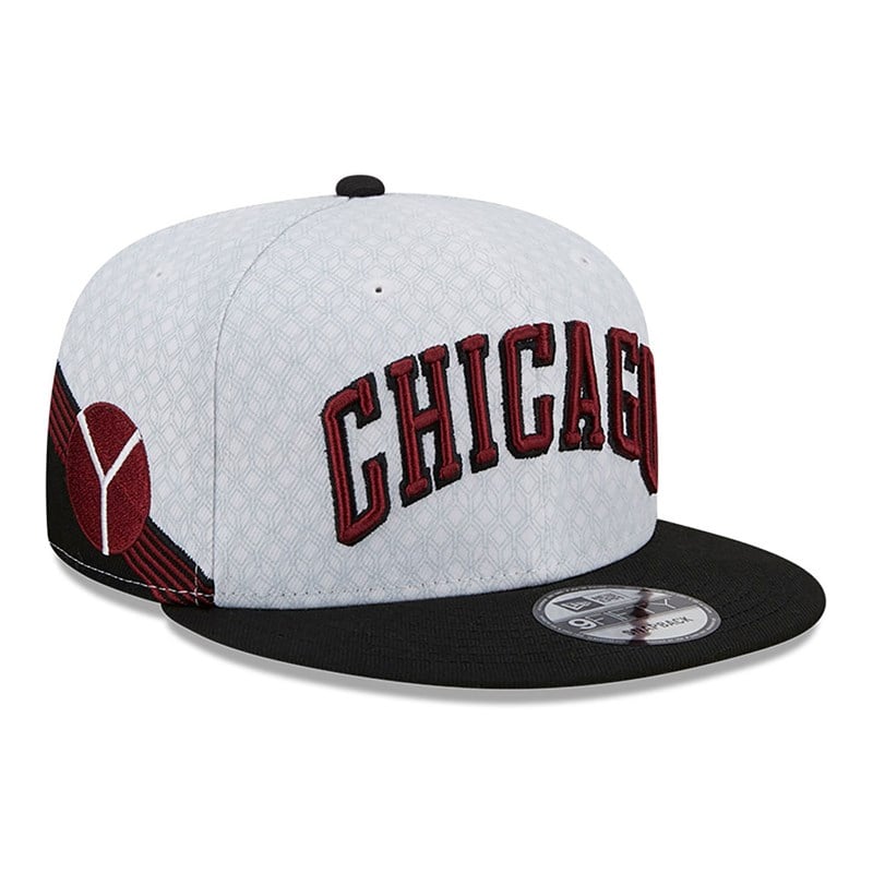 9fifty New Era Chicago Bulls Authentics City Edition Gorras Blancos | WG6952703