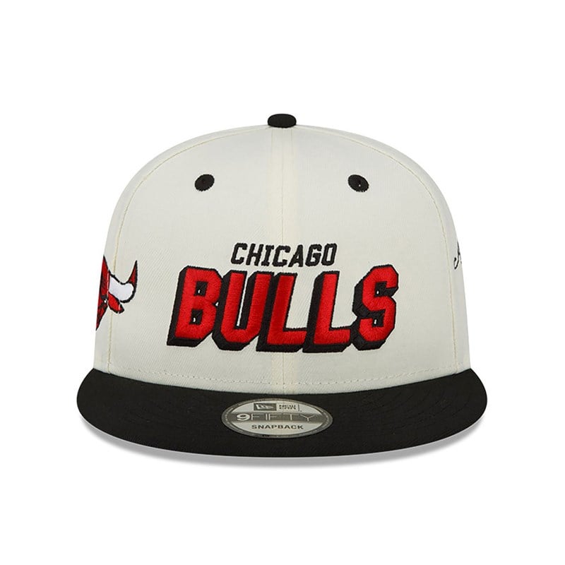 9fifty New Era Chicago Bulls Awake Gorras Blancos | XH0642173