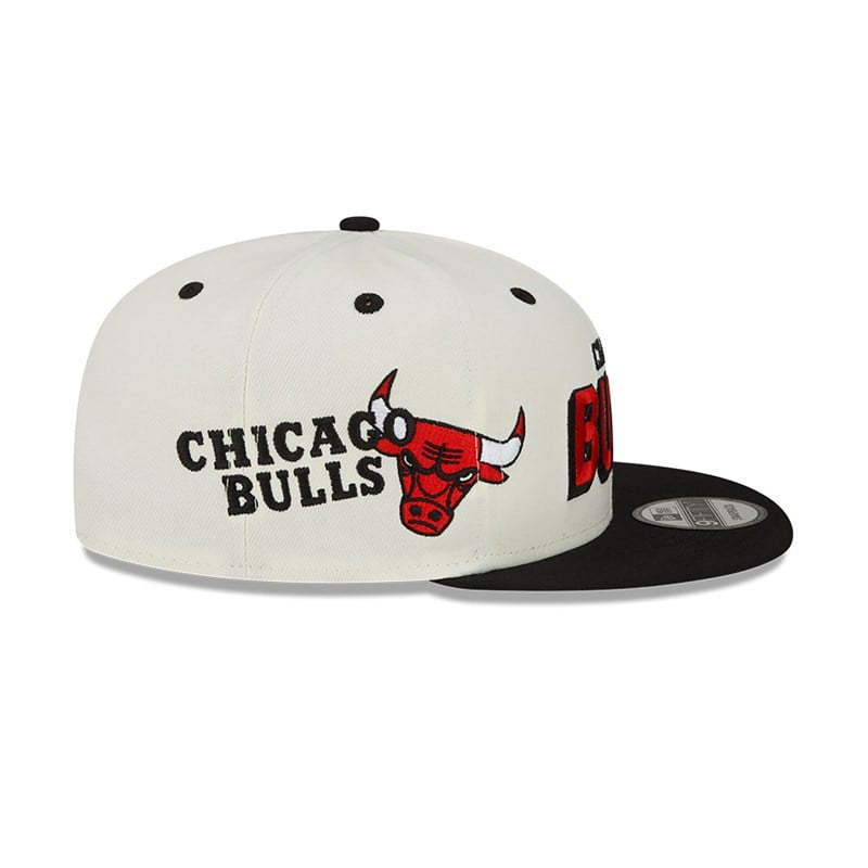 9fifty New Era Chicago Bulls Awake Gorras Blancos | XH0642173