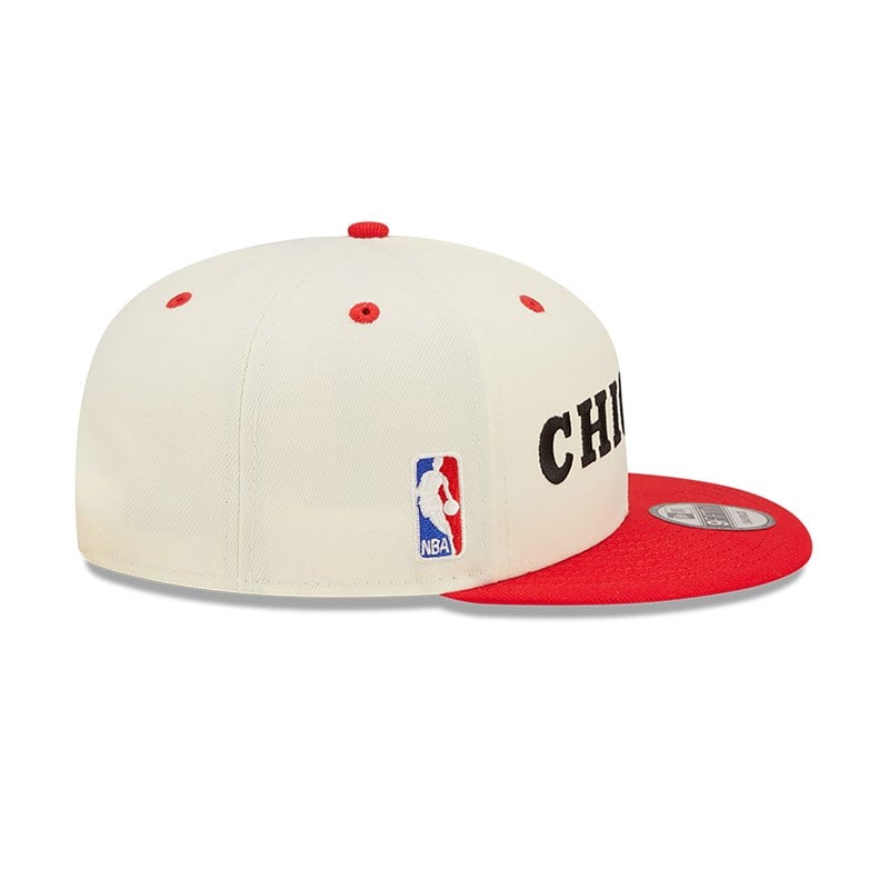 9fifty New Era Chicago Bulls Logo Blend Gorras Blancos | HF2567098