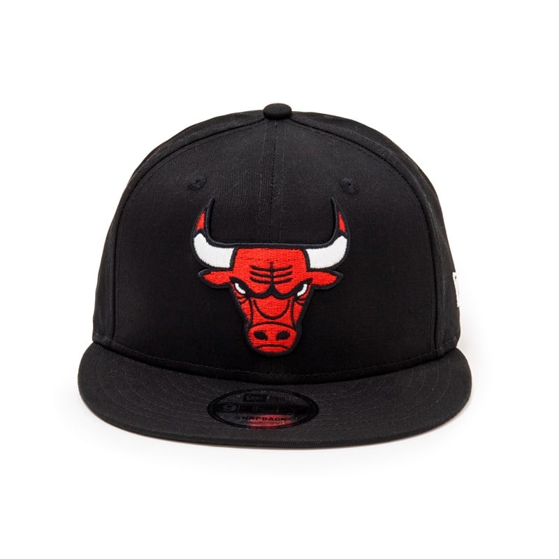 9fifty New Era Chicago Bulls Logo Gorras Negros | KN7842135