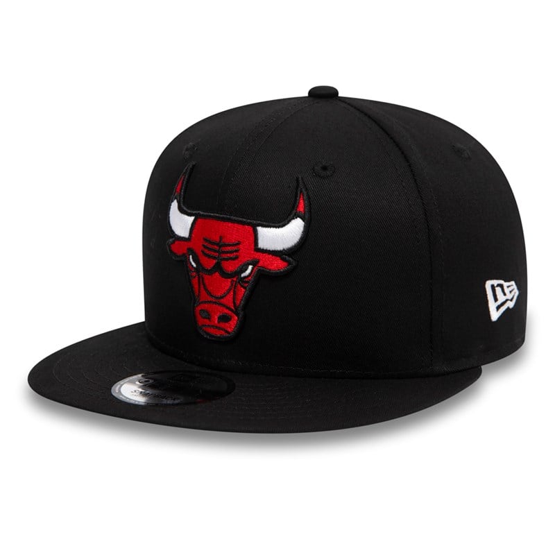 9fifty New Era Chicago Bulls Logo Gorras Negros | KN7842135