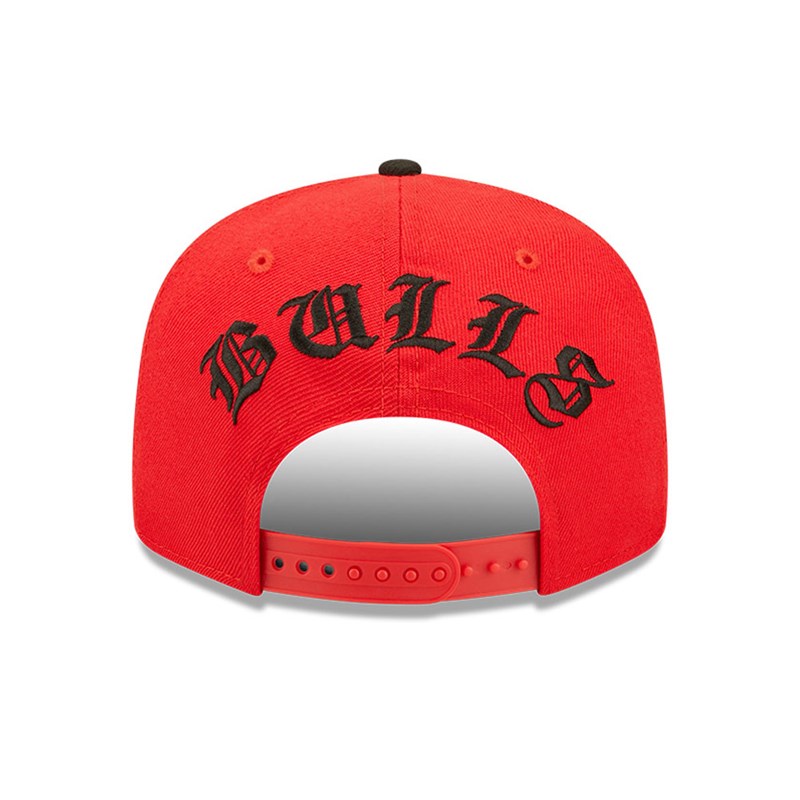 9fifty New Era Chicago Bulls NBA Letter Arch Gorras Rojos | VC4716528