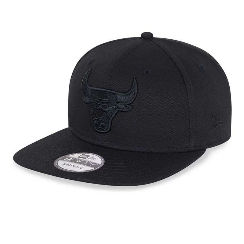 9fifty New Era Chicago Bulls NBA On Gorras Negros | XH4026371