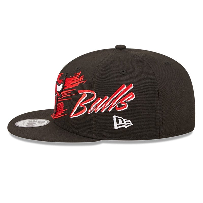 9fifty New Era Chicago Bulls NBA Sweep Gorras Negros | UD0238617