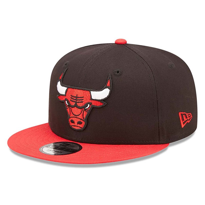 9fifty New Era Chicago Bulls Team Patch Gorras Negros | FM9734082