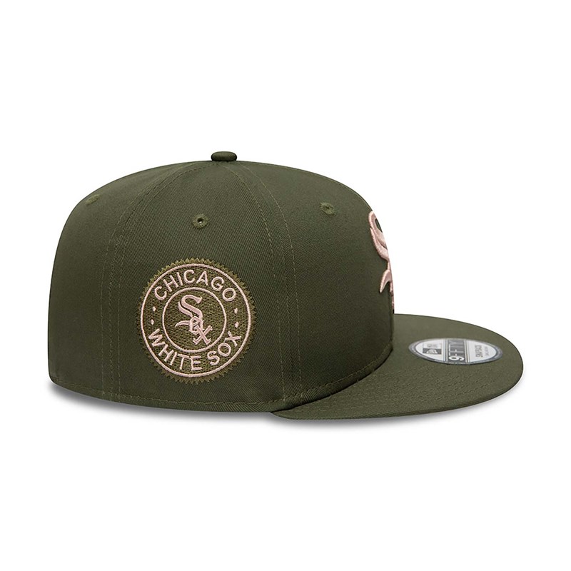 9fifty New Era Chicago Sox Side Patch Medium Gorras Verdes | TZ6720549