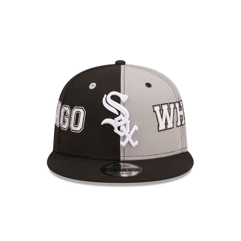 9fifty New Era Chicago Sox Teamsplit Gorras Negros | RV0367149