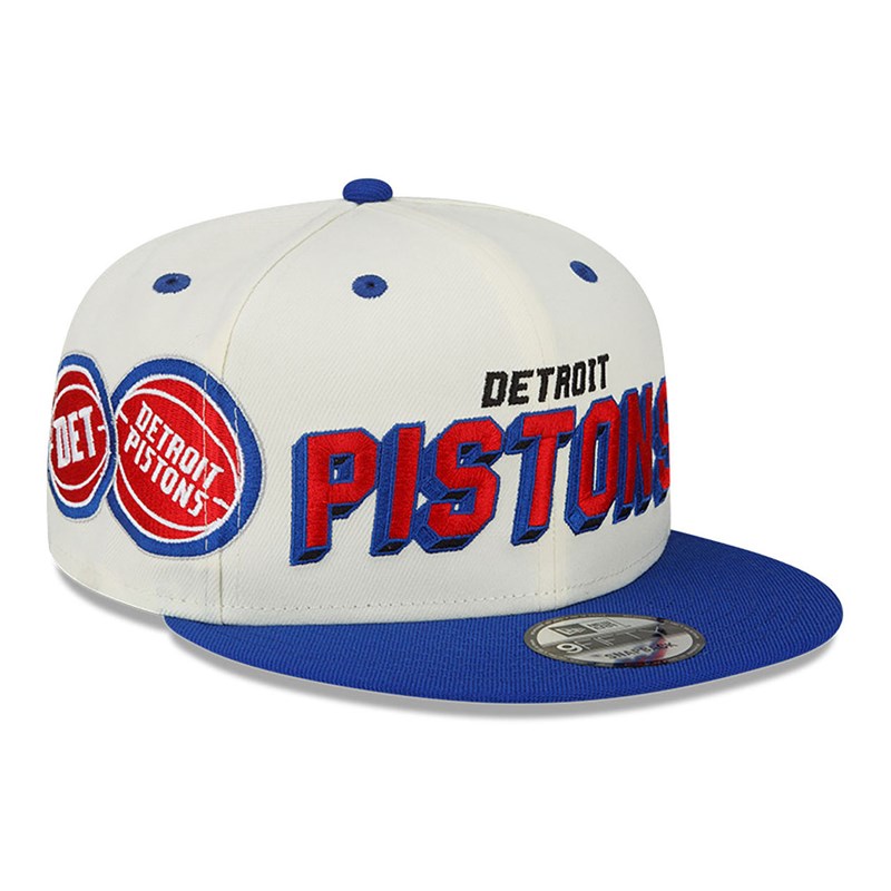 9fifty New Era Detriot Pistons Awake Blancos | HC6831059