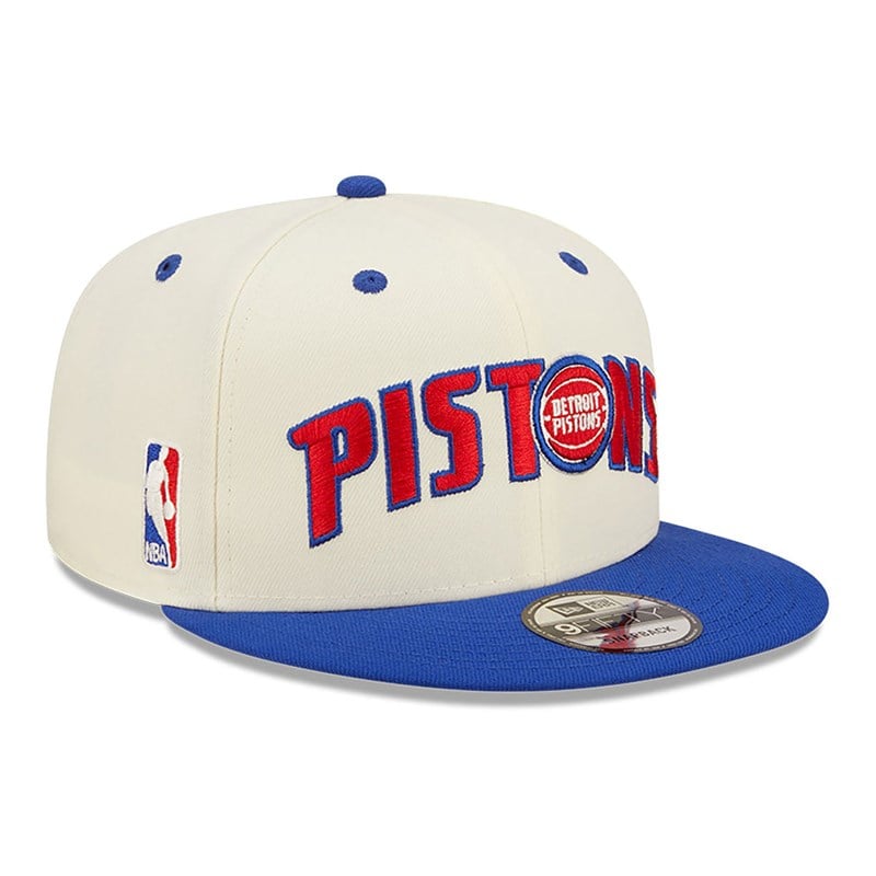 9fifty New Era Detriot Pistons Blend Gorras Blancos | CY8169052