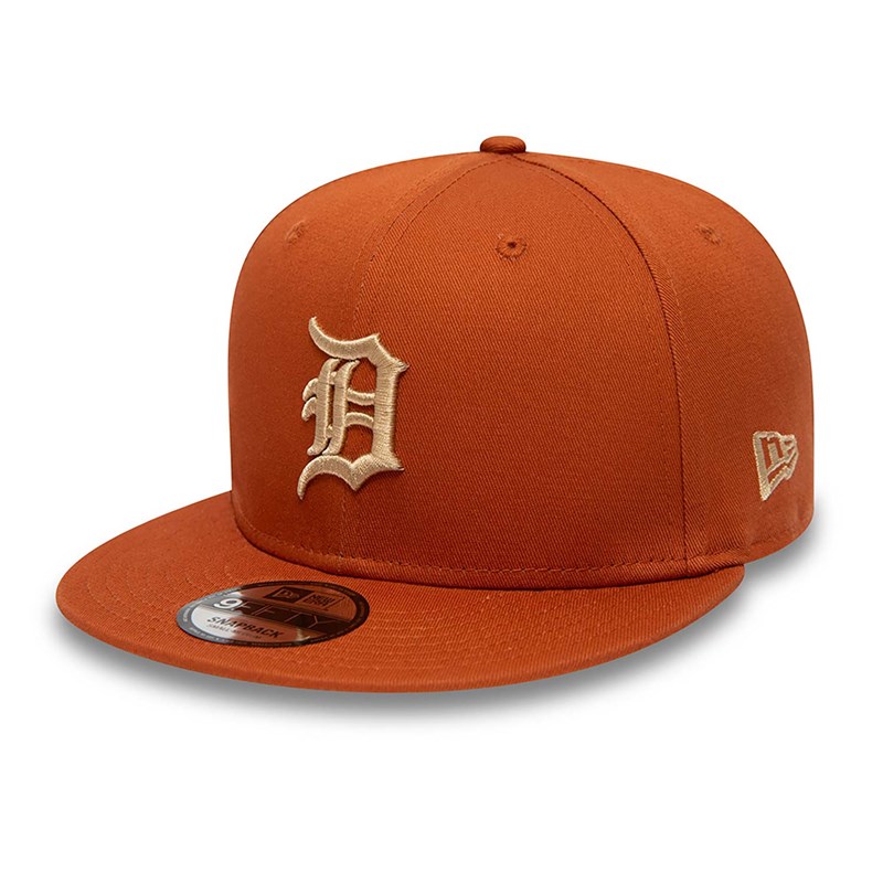 9fifty New Era Detroit Tigers Side Patch Medium Gorras Marrom | HW3986547