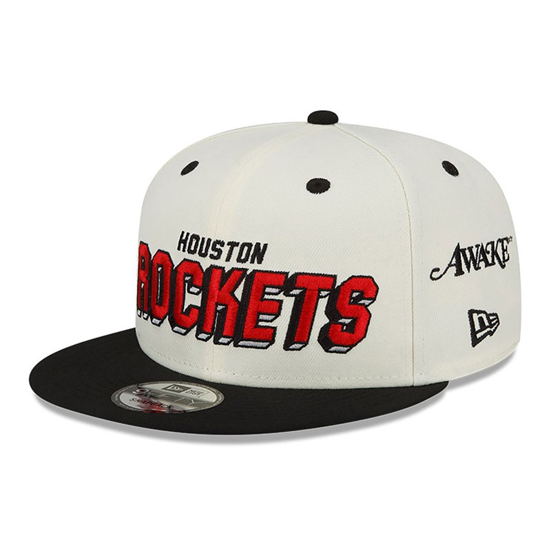 9fifty New Era Houston Rockets Awake Blancos | XL2976583