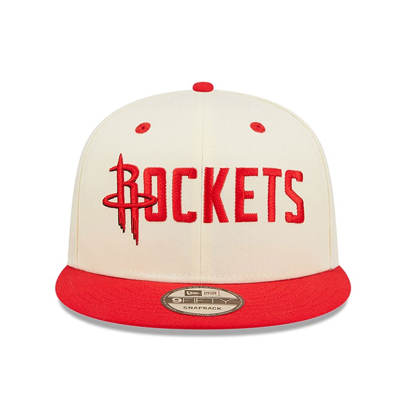 9fifty New Era Houston Rockets Blend Gorras Blancos | QG5871340