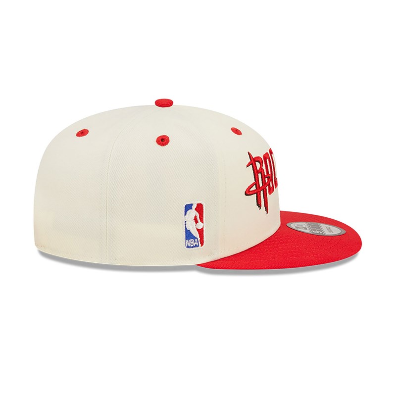 9fifty New Era Houston Rockets Blend Gorras Blancos | QG5871340