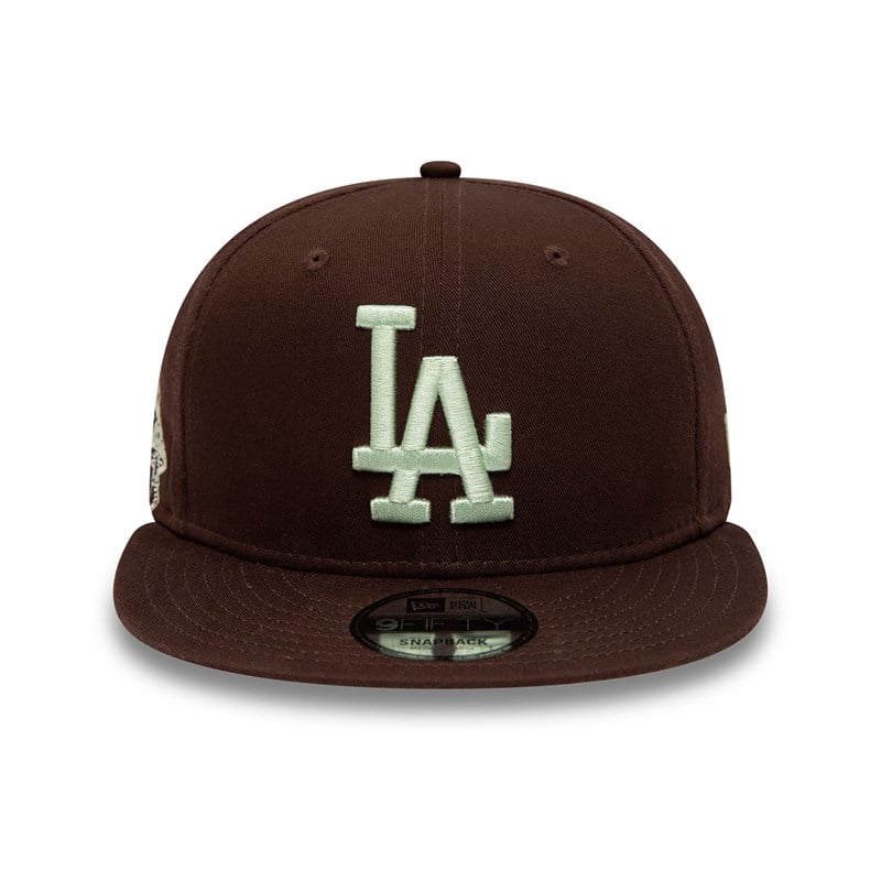 9fifty New Era La Dodgers Patch Gorras Marrom | GB3017459