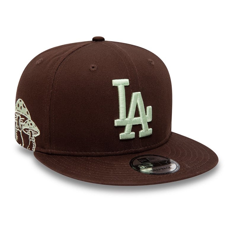 9fifty New Era La Dodgers Patch Gorras Marrom | GB3017459