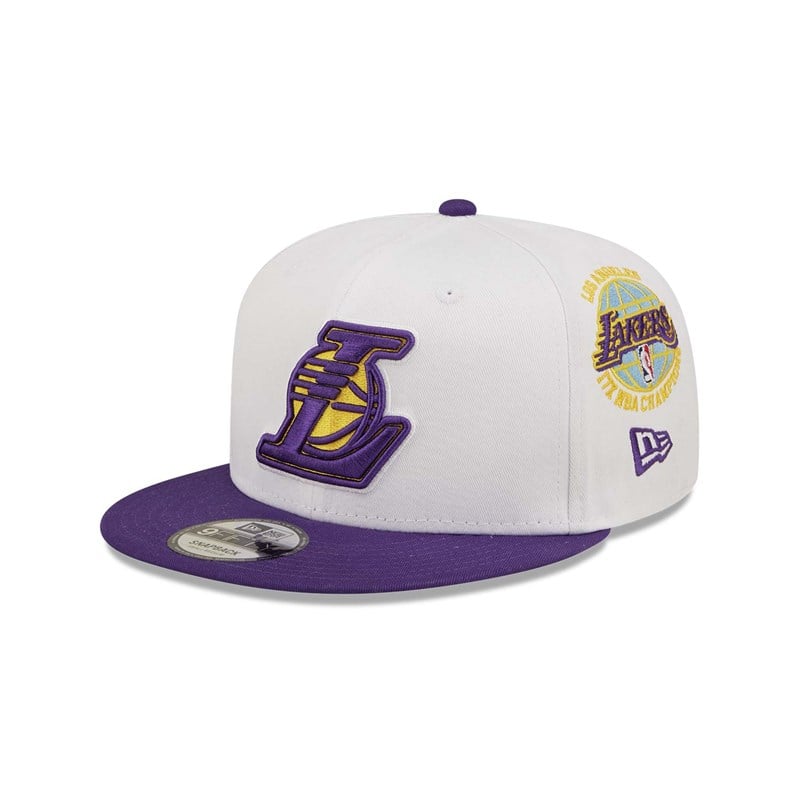 9fifty New Era La Lakers All Over Patch Gorras Blancos | IT9420538