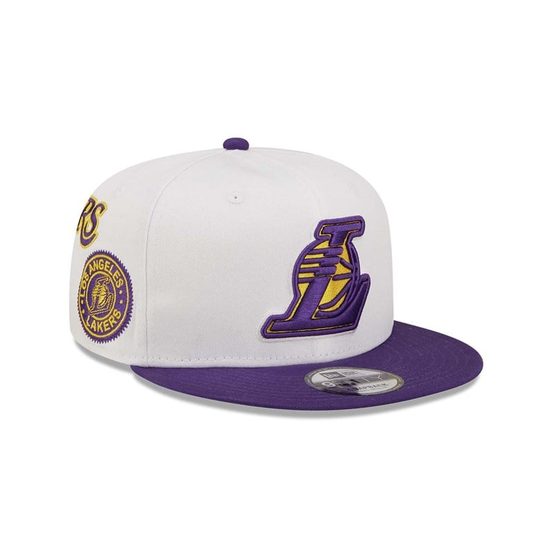 9fifty New Era La Lakers All Over Patch Gorras Blancos | IT9420538