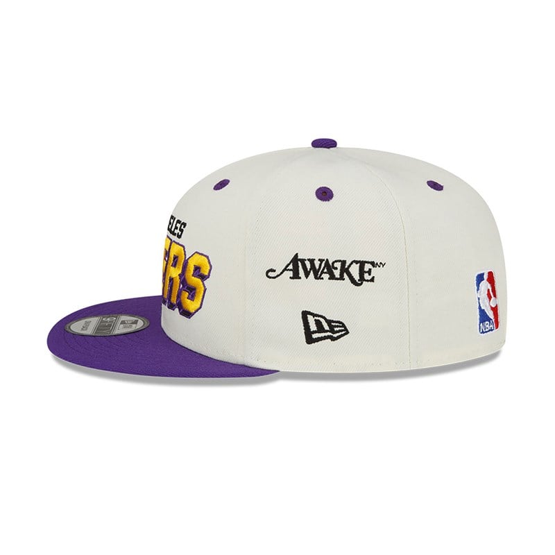 9fifty New Era La Lakers Awake Gorras Blancos | TZ7613829