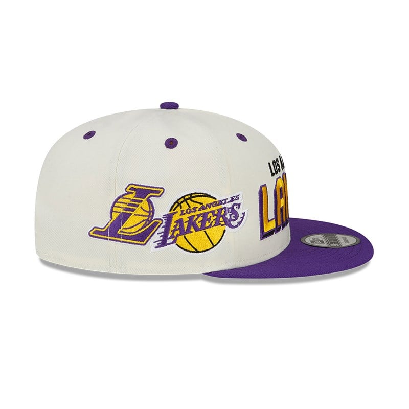 9fifty New Era La Lakers Awake Gorras Blancos | TZ7613829