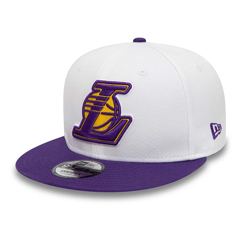 9fifty New Era La Lakers Crown Patches Gorras Blancos | QM7964085