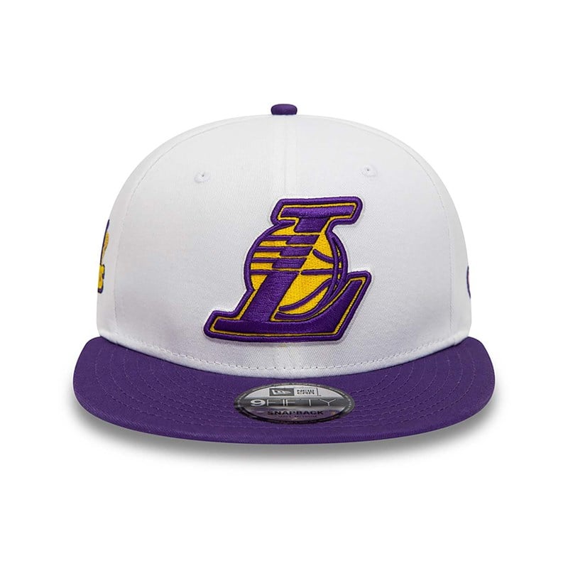 9fifty New Era La Lakers Crown Patches Gorras Blancos | QM7964085