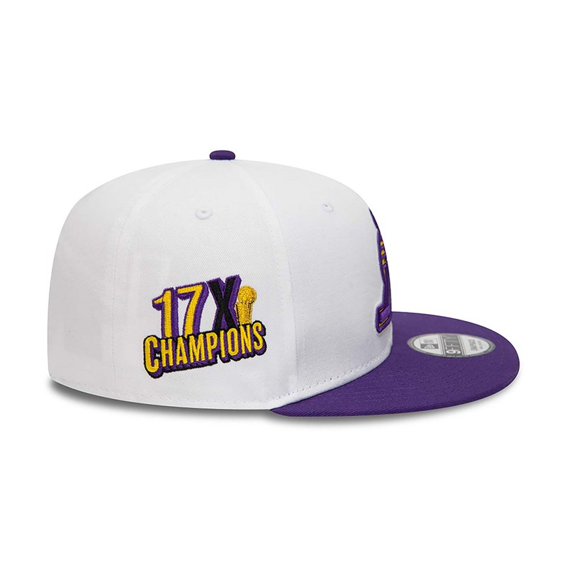 9fifty New Era La Lakers Crown Patches Gorras Blancos | QM7964085