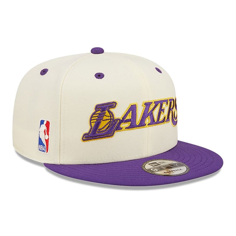 9fifty New Era La Lakers Logo Blend Gorras Blancos | DM8341520